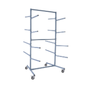 MOBILE BUMPER STORAGE STAND