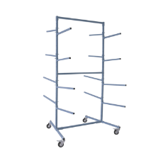  MOBILE BUMPER STORAGE STAND