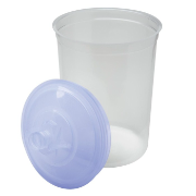 PPS 850ML 125 MIC LID & LINER ( BOX OF 25 )