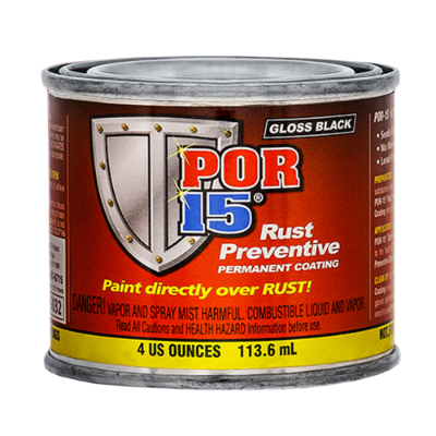 POR-15 GLOSS BLACK 113.6ML ( 45032 ) RUST PREVENTIVE