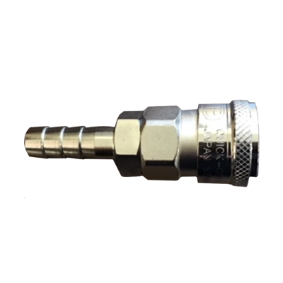 30SHA 3/8 AIR HOSE BARB ONE TOUCH METAL FITTING
