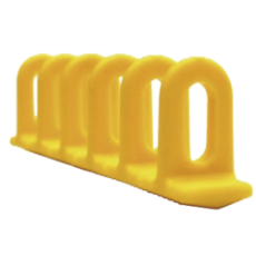  SET OF 3 YELLOW CONICAL SIZE 6X22X156MM