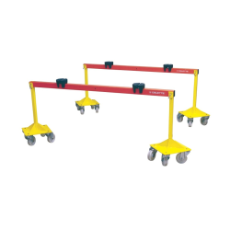  4 AXLE STANDS WITH CASTERS