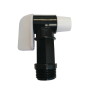BLACK TAP WITH WHITE POURER