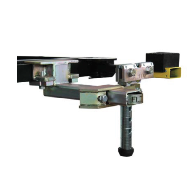 ADJUSTABLE COMPACT CLAMPS WITH SHAFT COMPLETE AND BRACKETS