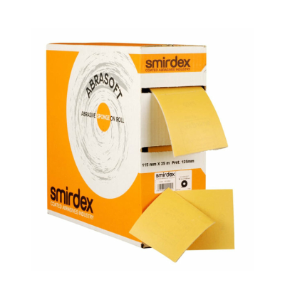 SMIRDEX 180G ABRASOFT ROLL PERFORATED 115MM X 25M