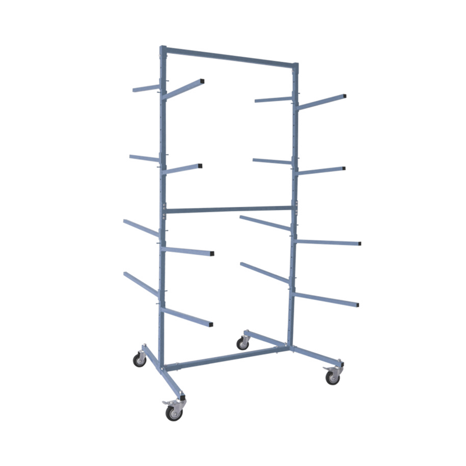 Custom Mobile Bumper Storage Rack - Safe & Tidy Workshop